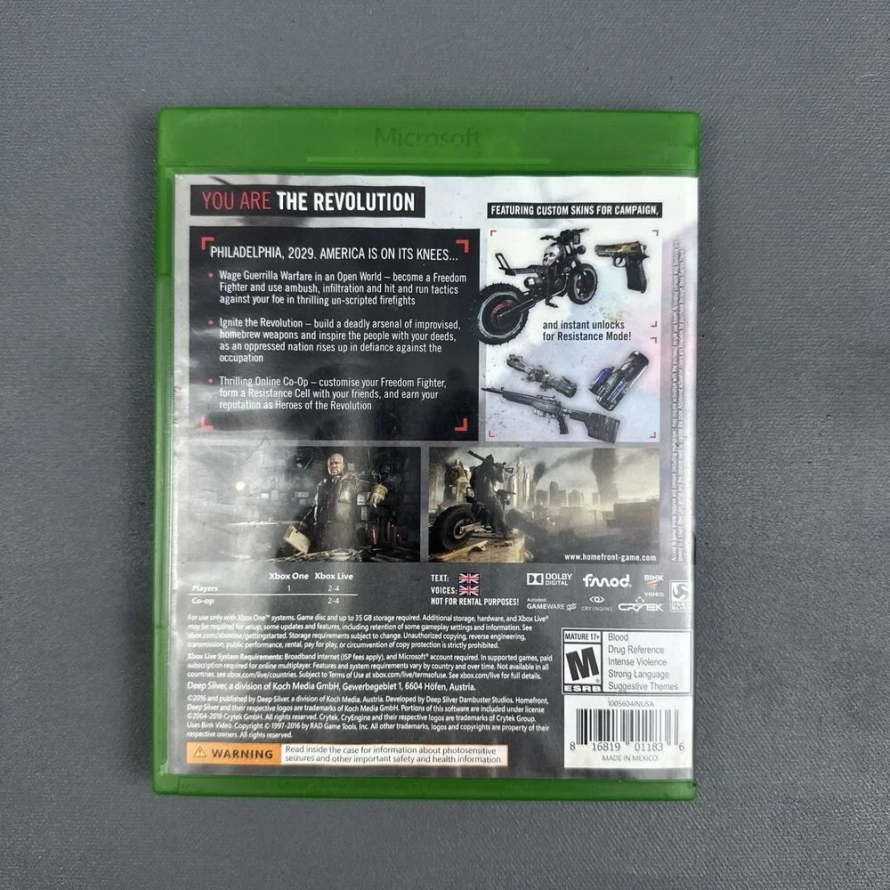 Homefront: The Revolution Xbox One